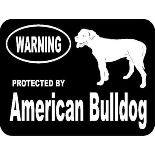 14cm*10.5cm Personalized Fashion By American Bulldog Protected Car Stickers Accessories C5-1922