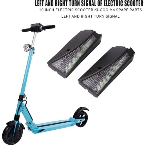 2x 10 inch Electric Scooter Turn Signal Lamp Warning Taillight Turn Signals LED Flashing Lightsfor Kugoo M4