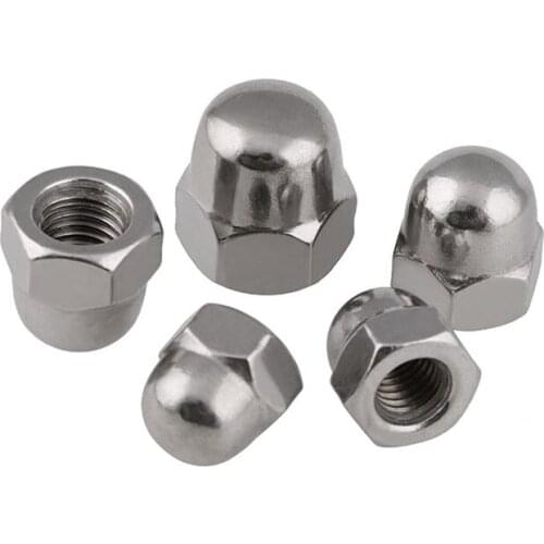 304 Stainless Steel Acorn Nuts Cap Nut Caps Covers M3 M4 M5 M6 M8 M10 M12