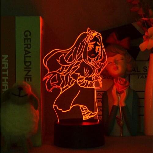 3D Nightlight Table Lamp Anime My Hero Academia Decor LED Sensor Lights Manga Cute Cartoon Gift Boku no hîrô akademia Figurine