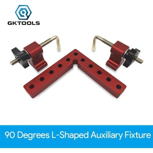 90 Degrees L-Shaped Auxiliary Fixture Splicing board Positioning Panel Fixed clip Carpenters Square Ruler Woodworking tool