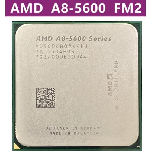 AMD A8 5600K 5600 3.6GHz 100W, processeur HD 7560D, prise Quad Core FM2