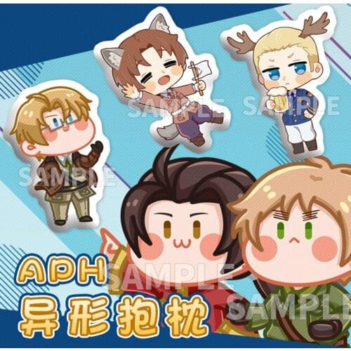Anime Axis Powers Hetalia APH Alfred Yao Wang Arthur Kirklan Plush Stuffed Pillow Cute Doll Toy Cartoon Cushion Student Gifts