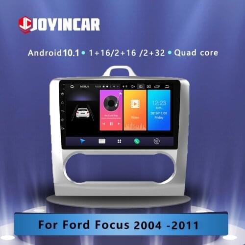 For 2004 2005 2006-2011 Ford Focus Exi AT Android 10.1 2 DIN 9 Inch GPS Navigation Touchscreen Quad-core Car Radio Headunit WIFI
