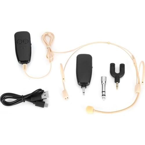 Wireless Microphone Computer Mobile Phone Short Video Recording Long‑Range Radio Skin Color Ear Hanging Wireless Microphone