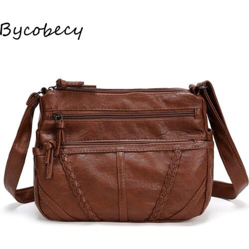 Bycobecy Womens Bag Travel Bags Large Capacity Bag 2021 Female Literary Single-Shoulder Bag Casual Women Totes Cross-Body Bag