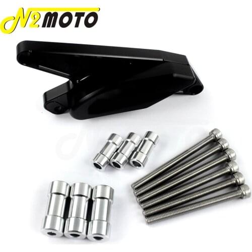 CNC Motorcycle Black Engine Stator Clutch Cover Frame Slider Left Starter Cover For Suzuki Hayabusa GSXR1300 GSX1300R 1999-2013