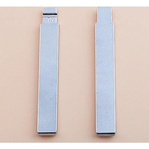 DAKATU Metal Blank Uncut Flip KD VVDI Remote Key Blade Type #75 for Geely Panda NO. 75 Blade