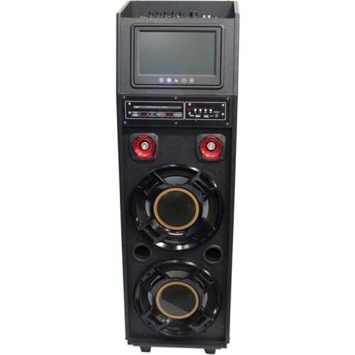 Double 10 inch dj audio sp big battery big speaker r mobile phone powered speakers