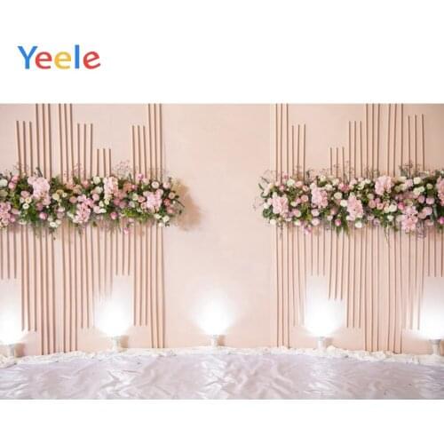 Yeele Wedding Party Photocall Lights Interior Decor Photography Backdrops Personalized Photographic Backgrounds For Photo Studio