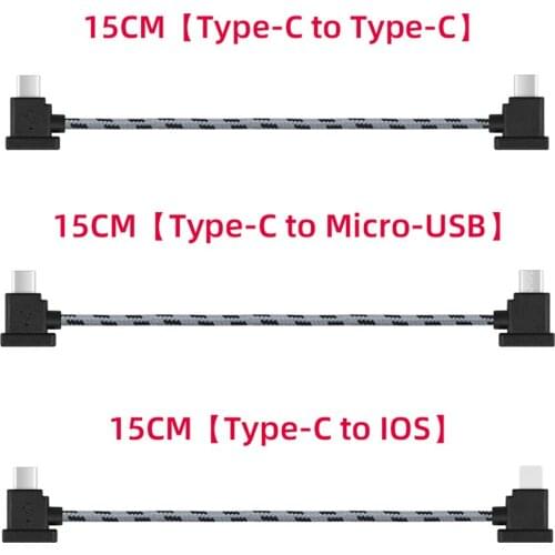 15CM Dji Mavic Air 2/Mini 2 Remote Controller Data Cable Line Tablet Phone Micro Type-C USB Wire Drone Transmitter Accessories