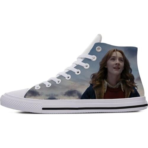 2019 Hot Cool Fashion Pop Funny New Summer High Quality Sneakers Handiness Casual Shoes 3D Printed For Men Women Saoirse Ronan