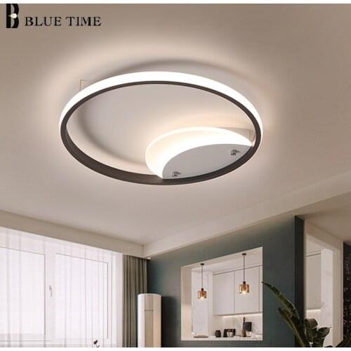 Round Modern LED Ceiling Lights for Living Room Dining Room Bedroom Kitchen AC 110V 220V Lighting Home Indoor Decor Ceiling Lamp