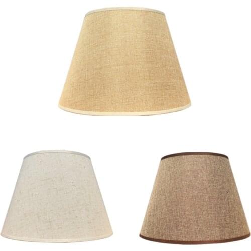 E14 E27 bulbs table lampshade wall lampshade bedside lampshade floor linen lamp shade