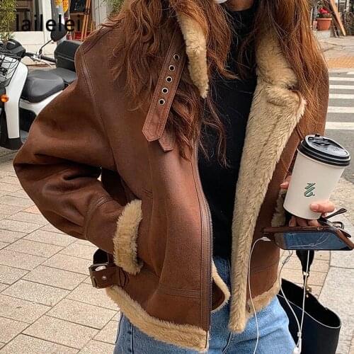 Fur with thick warm fur coat