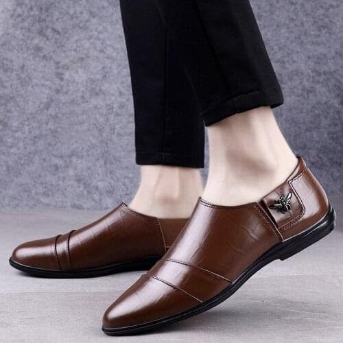 New Arrival Business Shoes High Quality Genuine Leather Causal Men Shoes Comfortable Soft Moccasins Non-Slip Zapatos De Hombre