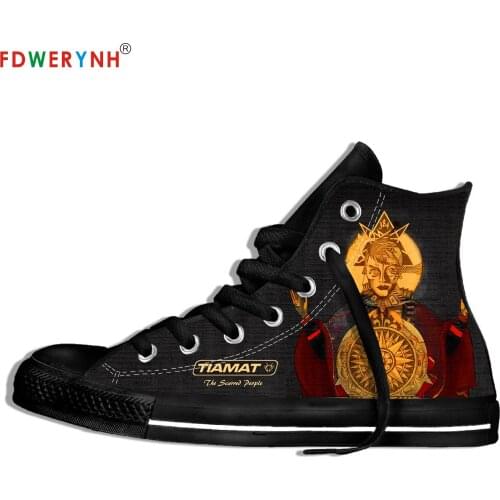 Mens Casual Shoes Black Tiamat Band Most Influential Metal Bands Of All Time Fashion Cool Street Breathable Brand Canvas Shoes