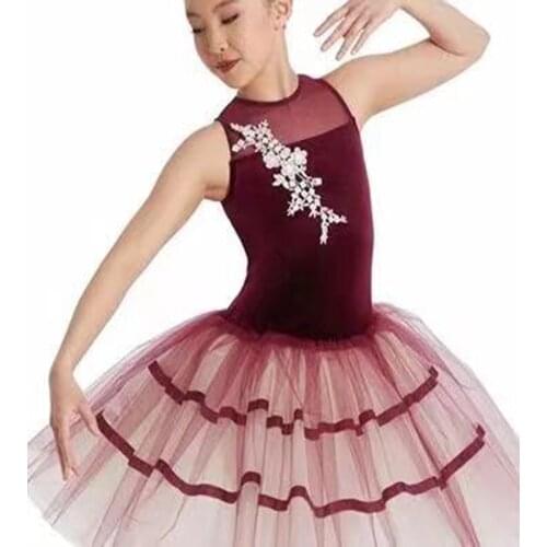 New ballet dance dress girls tutu skirts tulle Dance wear