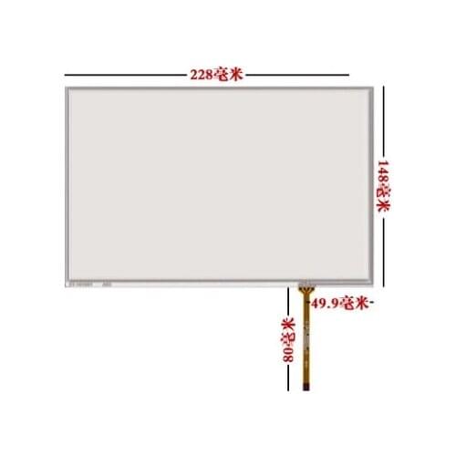 The new 10.1 inch four-wire resistance screen IPS LCD HSD101PWW1 B101EW05 v. 1 touch screen 228*148 mm