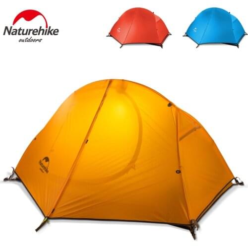 Naturehike Ultralight Tent Orange/Blue/Red With Free Footprint Included Perfect For Backpacking Kayaking Camping And Bikepacking