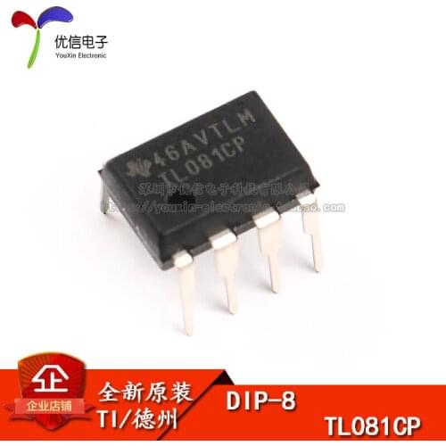 Genuine original line TL081CP operational amplifier chip JFET DIP-8