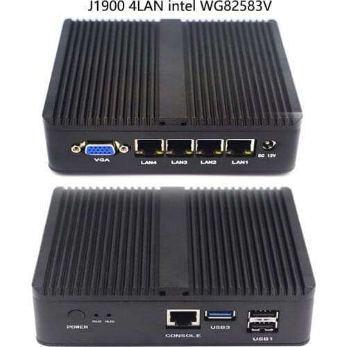 Mini Pc Bay Trail Celeron J1900 Firewall pfSense VPN Router 4 intel 82583V Nic Ethernet Ports 1*CISCO CONSOLE Network Server