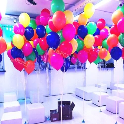 50/100pcs 10inch Matte Thick Pink Blue White Latex Balloons Wedding Baby Shower Birthday Party Decor Kids Colorful Latex Globos
