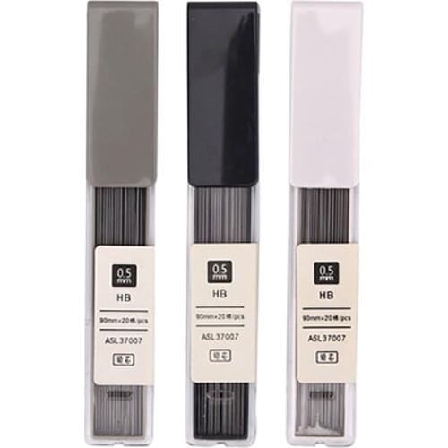 1 Set Student Mechanical Pencil Lead Replacement 0.5mm HB Pencil Rod Automatic Pencil Refill School Supplies