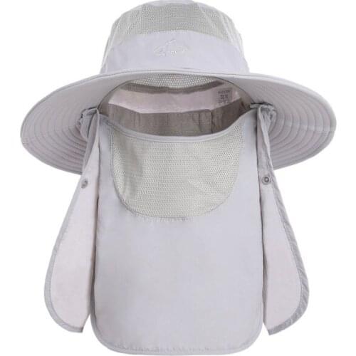 Fishing Sun Hat Outdoor Fishing Winter Warm Hat Fisherman Hat UV Protection Sunshade Cap Big Eaves Adjustable Hat