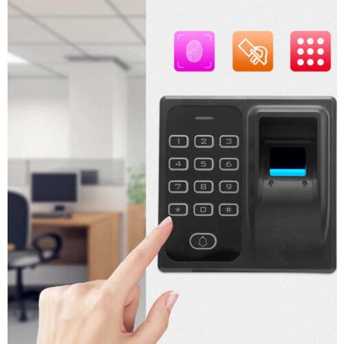 125KHz RFID Access Control Machine Fingerprint Password Card Unlock Systerm for WG26