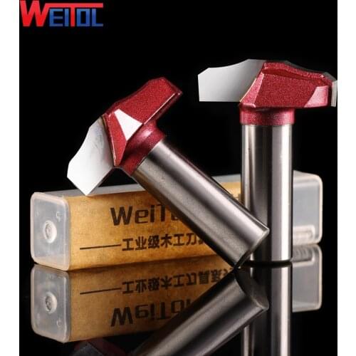 Weitol 1pcs 1/2*35mm tungsten carbide Classical plunge router bits woodworking carving tools CNC milling cutter