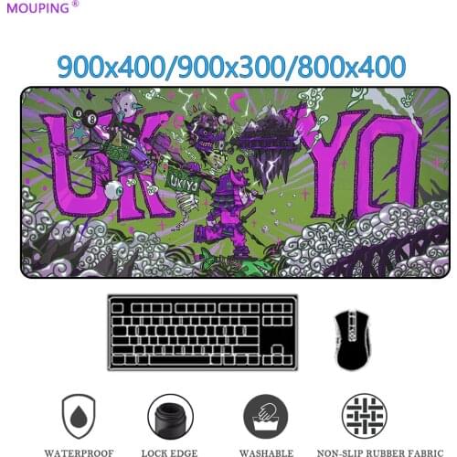 Japanese Mouse Pad Gamer Pink for Bears Pc Deskmat Mousepad Large Anime Mouse Mats Deskpad Gaming Keyboard Accessories Carpet