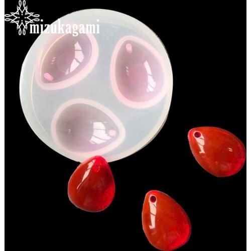 UV Resin Jewelry Liquid Silicone Mold Tear Water Drop Beads Charms Resin Molds For DIY Necklace Pendant Charms Making Jewelry
