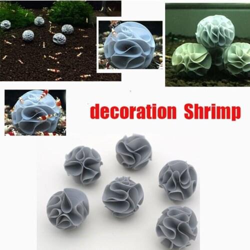 10 pcs House Breeding to avoid Watch the shrimp Decoration Shrimp hiding Ball