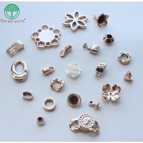 100pcs/lot Mixed Desig Necklace End Tip Tassel Caps Beads Connect Cap For Fashion Jewelry Making DIY Handmade Jewelry Finding