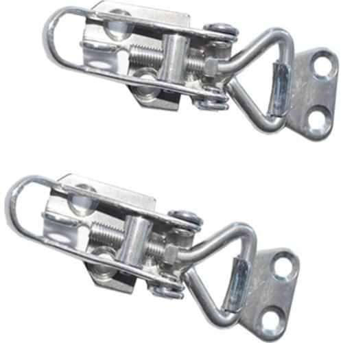 2PCS Boat Locker Hatch Anti-Rattle Latch Fastener Clamp Marine Stainless Steel