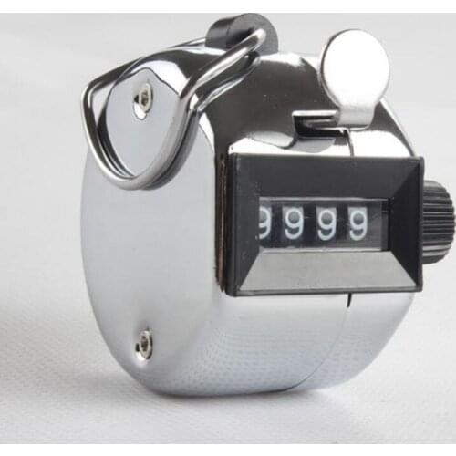 200pcs Modern Digital 4 Digit Number Hand Held Tally Counter Manual Golf Clicker LX2126