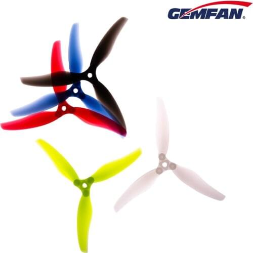 24pcs/12pairs GEMFAN Floppy Proppy F5135 5.1inch Foldable 3-Blade Propeller for FPV Freestyle Long Range 4/6S Drones