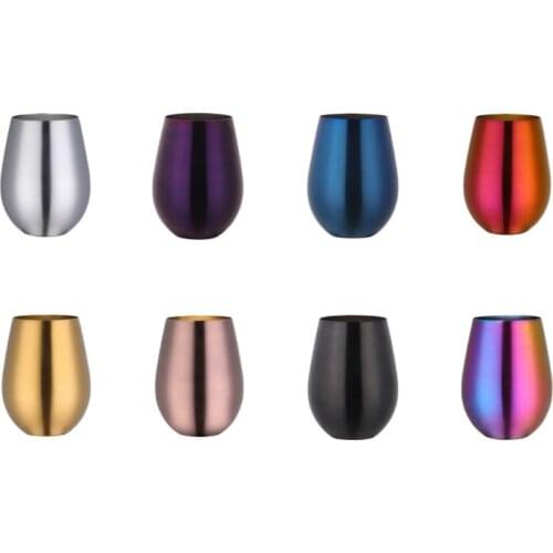 500ml Stainless Steel Beer Mugs Wine Tumbler Cups for Cocktail Coffe Cup Metal Drinking Mug for Bar Drinkware Coffee Mug