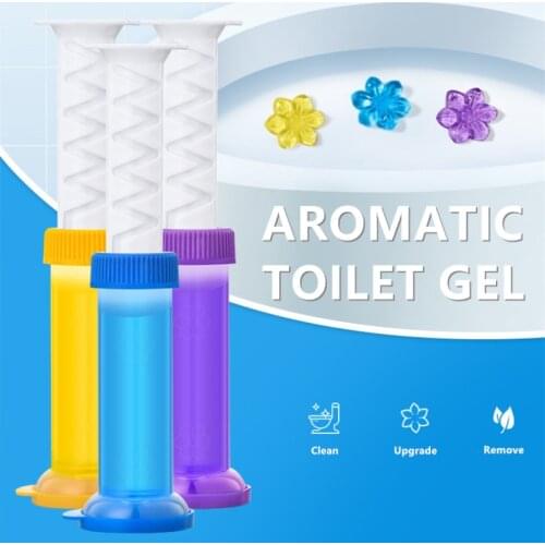 6 Types Toilet Deodorant Toilet Freshener Toilet Cleaner Toilet Gel Detergent Flower Aromatic Bathroom Cleanliness Home Garden