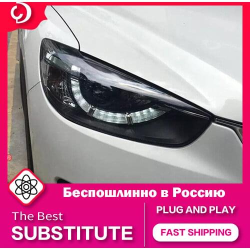 AKD Car Styling Headlights for Mazda CX-5 CX5 2013-2016 LED Headlight DRL Head Lamp Led Projector Automotive Accessories