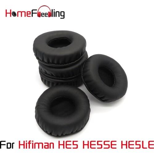 Homefeeling Ear Pads For Hifiman HE5 HE5SE HE5LE Earpads Round Universal Leahter Repalcement Parts Ear Cushions