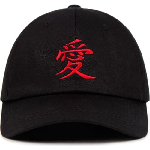 Sabaku no Gaara embroidery Dad Hat 100% Cotton Gaara Akatsuki Uchiha Naruto Baseball Caps Anime Snapback Hip Hop Hats