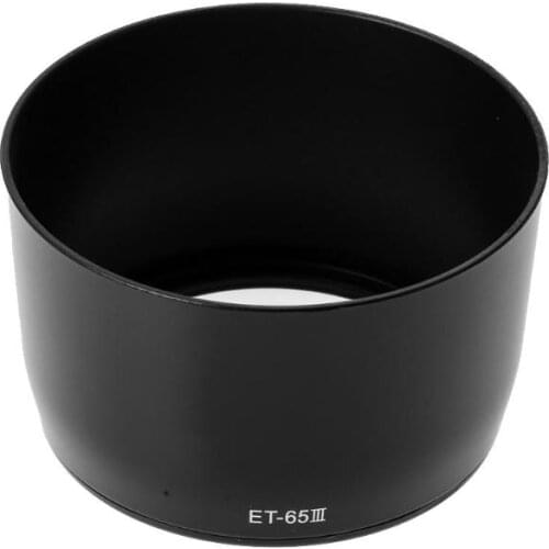 Lens Hood ET-65 III For Canon EF 100-300mm f/4.5-5.6 135mm f/2.8 85mm f/1.8 USM / EF 100mm f/2 USM Camera Lens Hoods