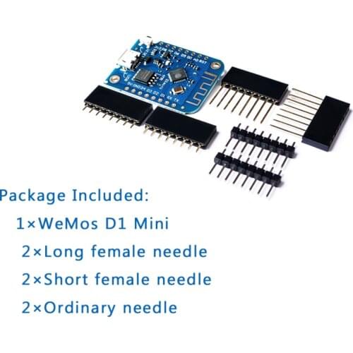 D1 Mini ESP8266 ESP-12 ESP-12F CH340G CH340 V2 USB WeMos WIFI Development Board D1 Mini 3.3V NodeMCU Lua IOT Board