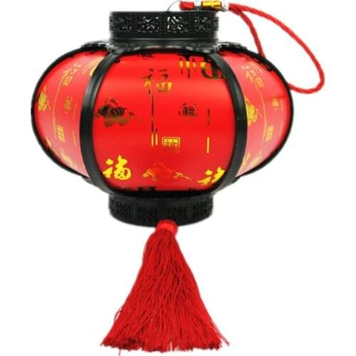 Household Chinese New Year Chinese style LED luminous childrens portable lantern decoration wall-mounted luminous lantern