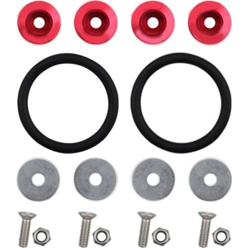Rolling Gears Fender-Hatch Lids Kit JDM-Quick Release Fastening for Car Front Rear Bumper Fixed Buckle Fasteners A5KD