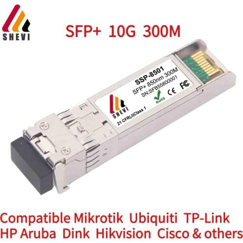 SFP+ 10G 300M Transceiver 10G 850nm MMF 300m Module