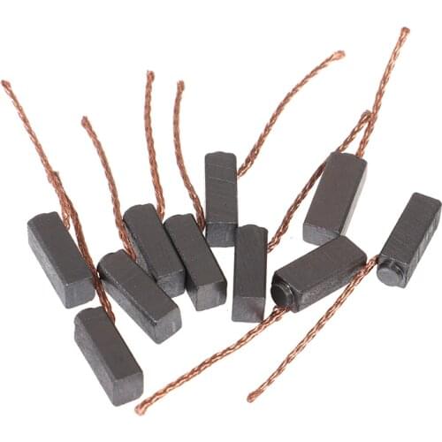 Graphite Copper Motor Carbon Brushes Set Tight Copper Wire For Electric Hammer/Drill Angle Grindern