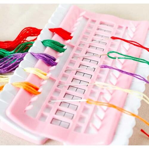 DIY Sewing Tools 30 Positions Cross Stitch Row Line Tool Set Sewing Needles Holder Embroidery Floss Thread Organizer